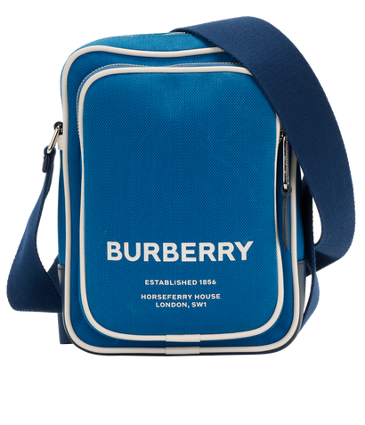Freddie, &pound;320, Handbags, Blue, Canvas, Front view